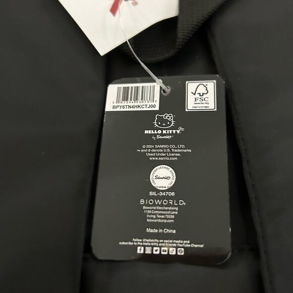 HELLO KITTY NWT Multicolored Backpack - Picture 8 of 8